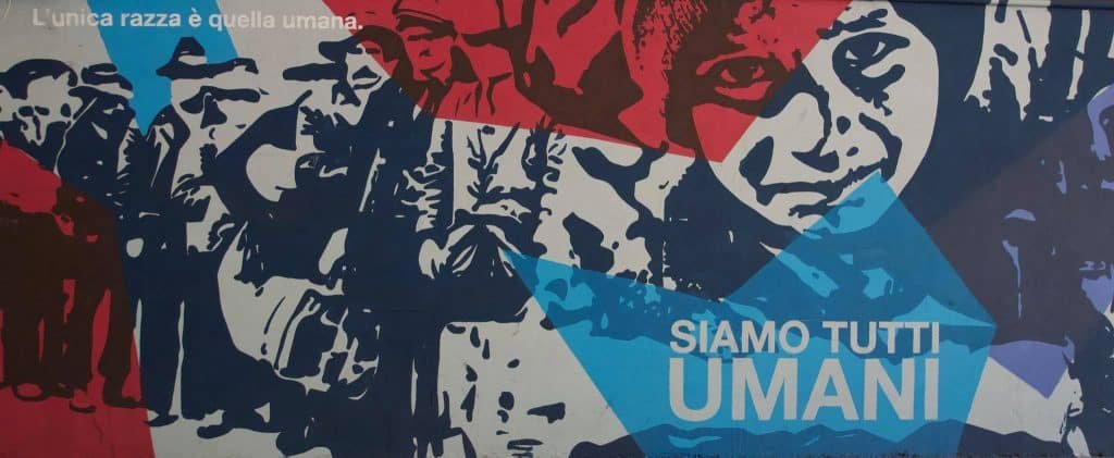 L’ORTICA: IL QUARTIERE MUSEO DI MILANO Murale: human